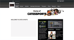 Desktop Screenshot of catessports.com