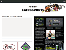 Tablet Screenshot of catessports.com